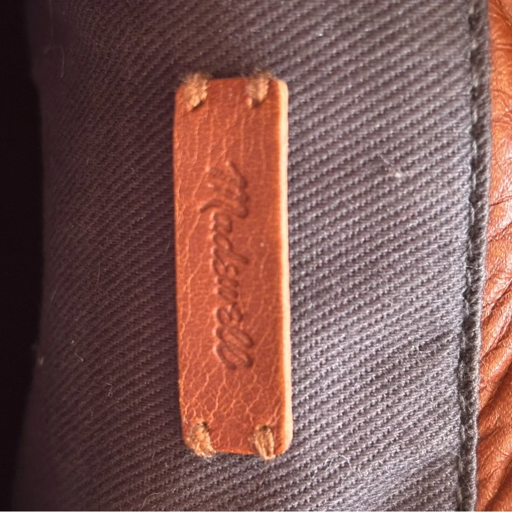 Madewell Small Tan Leather Tote 017 - Picture 9 of 11